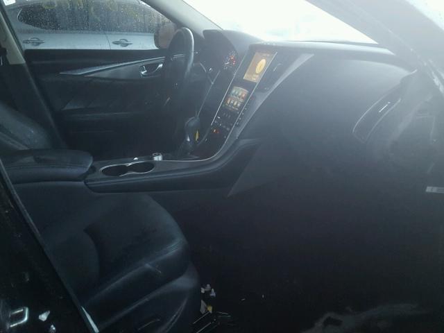 JN1BV7AP2FM348711 - 2015 INFINITI Q50 BASE Чорний фото 5