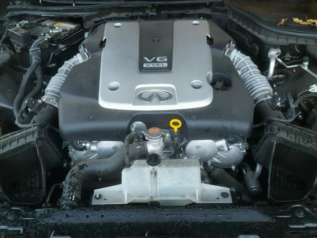 JN1BV7AP2FM348711 - 2015 INFINITI Q50 BASE Чорний фото 7