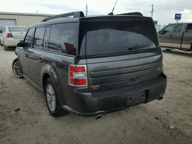 2FMGK5B89GBA01872 - 2016 FORD FLEX SE GRAY photo 3