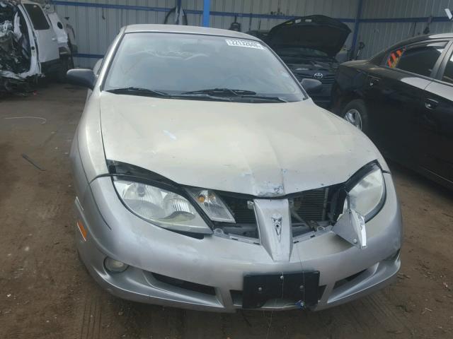 3G2JB12F25S205006 - 2005 PONTIAC SUNFIRE SILVER photo 9