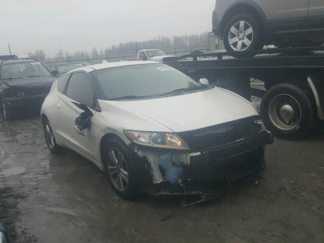 JHMZF1C65BS011027 - 2011 HONDA CR-Z EX WHITE photo 1