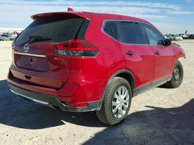 JN8AT2MT7HW384710 - 2017 NISSAN ROGUE S RED photo 4