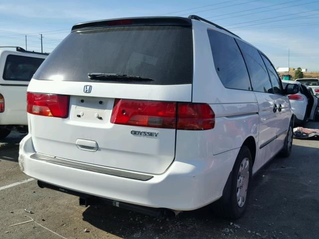 2HKRL18521H526560 - 2001 HONDA ODYSSEY LX WHITE photo 4