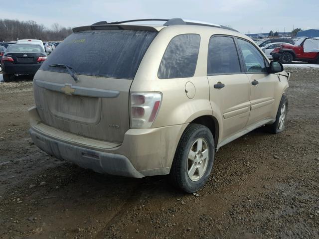 2CNDL23F356092865 - 2005 CHEVROLET EQUINOX LS GOLD photo 4