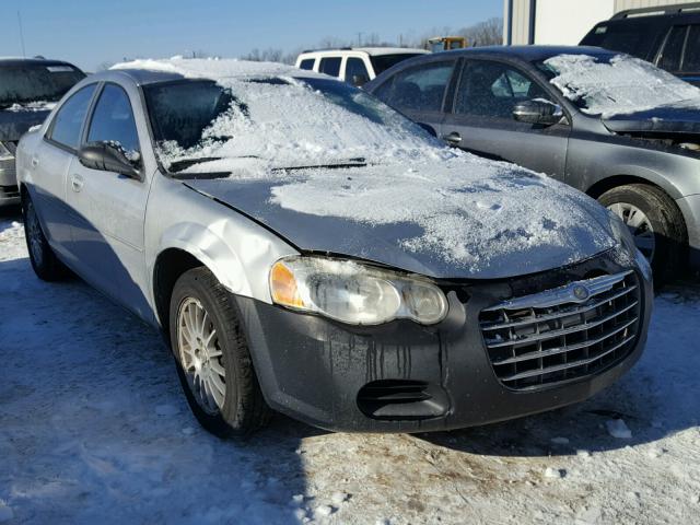 1C3EL46X94N217424 - 2004 CHRYSLER SEBRING LX SILVER photo 1