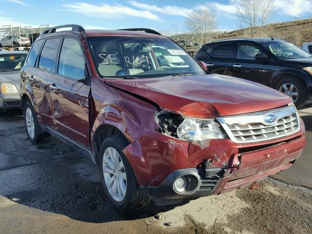 JF2SHAEC9BH702351 - 2011 SUBARU FORESTER L RED photo 1