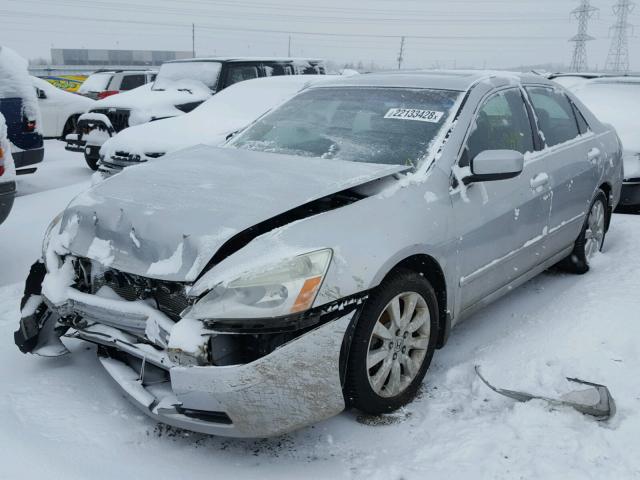 1HGCM66597A042986 - 2007 HONDA ACCORD EX SILVER photo 2