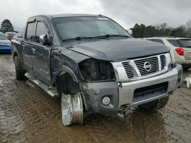 1N6BA0EC8BN300252 - 2011 NISSAN TITAN S CHARCOAL photo 1