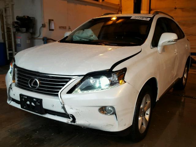 JTJBK1BA9D2033892 - 2013 LEXUS RX 350 WHITE photo 2