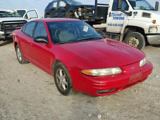 1G3NL52E84C235236 - 2004 OLDSMOBILE ALERO GL RED photo 1