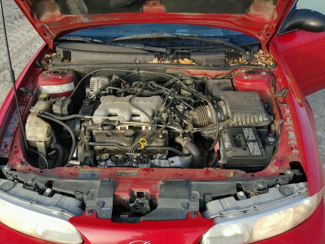 1G3NL52E84C235236 - 2004 OLDSMOBILE ALERO GL RED photo 7