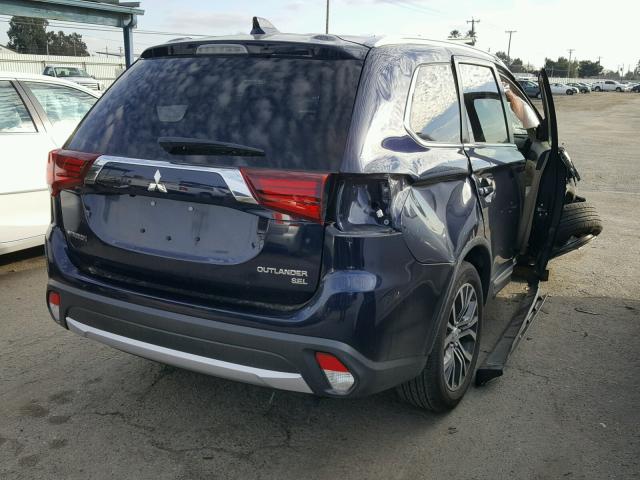 JA4AD3A30HZ065810 - 2017 MITSUBISHI OUTLANDER BLUE photo 4