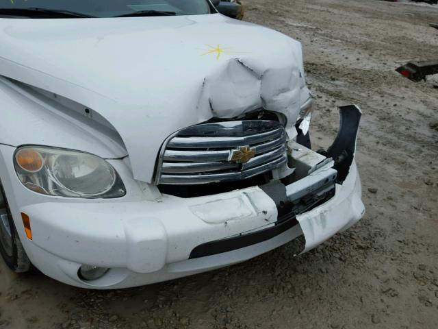 3GNCA53V09S514409 - 2009 CHEVROLET HHR LT WHITE photo 9