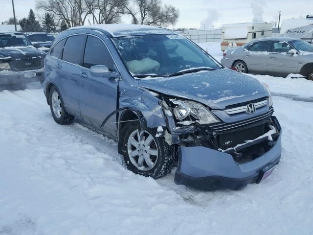 JHLRE48757C088623 - 2007 HONDA CR-V EXL BLUE photo 1