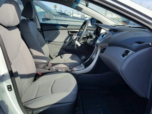 KMHDH4AE1CU334378 - 2012 HYUNDAI ELANTRA GL SILVER photo 5