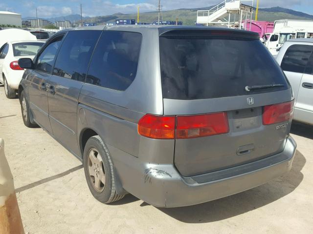 2HKRL18501H572260 - 2001 HONDA ODYSSEY LX GRAY photo 3