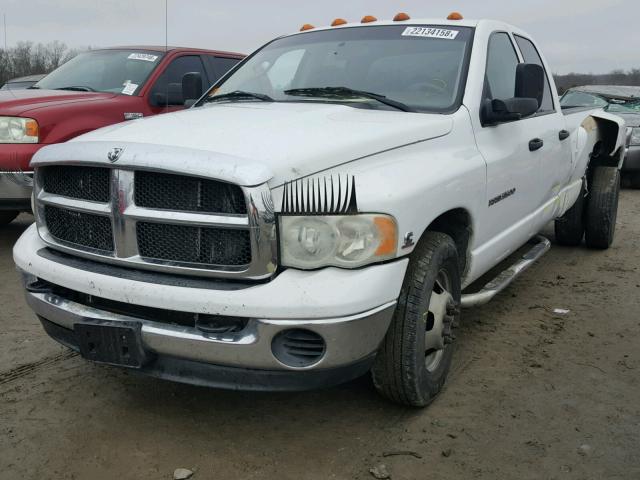 3D7MA48C14G212868 - 2004 DODGE RAM 3500 S WHITE photo 2