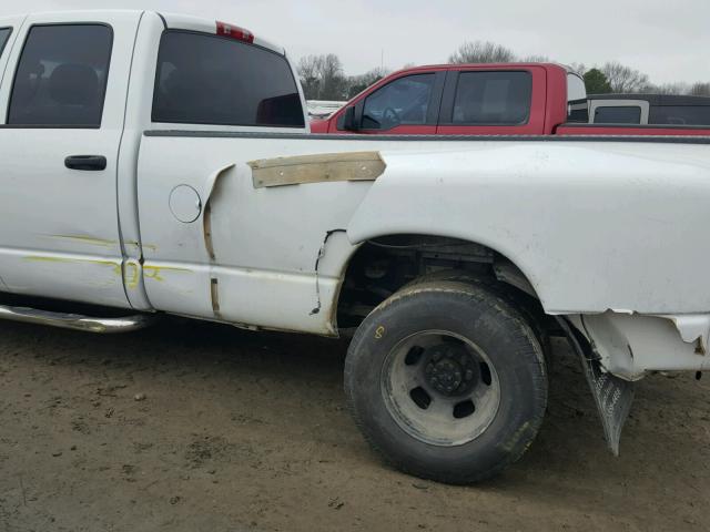 3D7MA48C14G212868 - 2004 DODGE RAM 3500 S WHITE photo 9