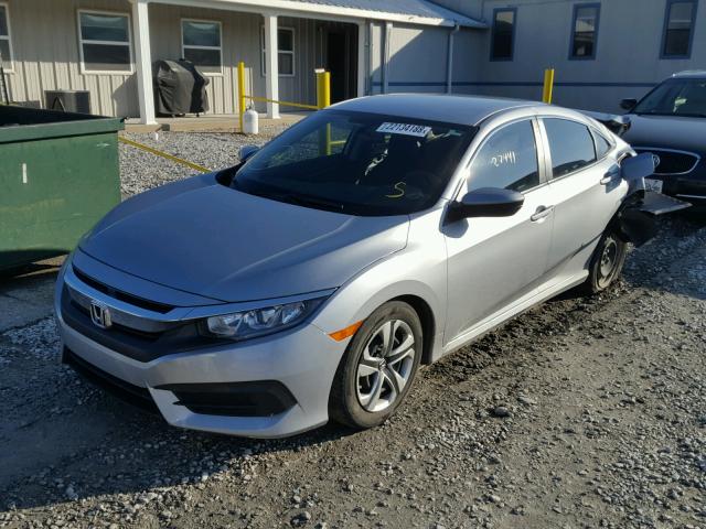 19XFC2F57GE000109 - 2016 HONDA CIVIC LX SILVER photo 2