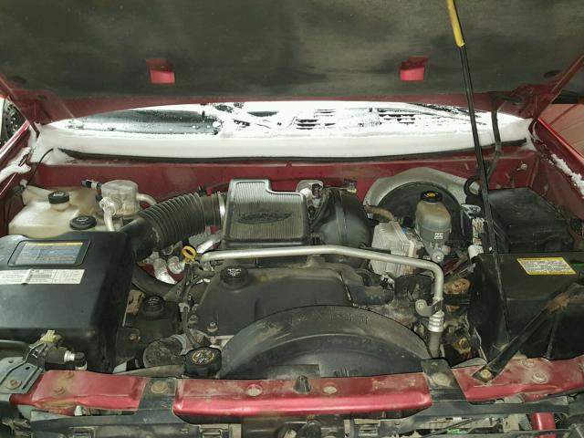 1GNDT13S632414184 - 2003 CHEVROLET TRAILBLAZE RED photo 7