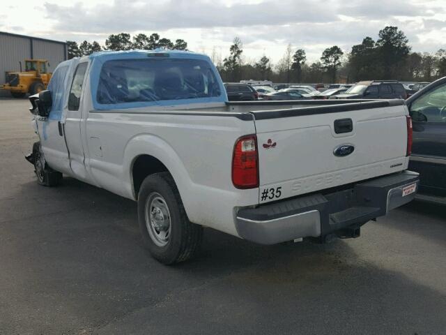 1FT7X2A67FEA10139 - 2015 FORD F250 SUPER WHITE photo 3