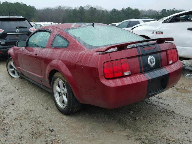 1ZVFT80N255137542 - 2005 FORD MUSTANG RED photo 3