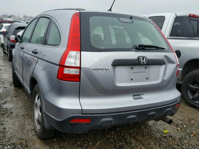 JHLRE48307C037060 - 2007 HONDA CR-V LX SILVER photo 3