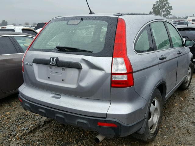 JHLRE48307C037060 - 2007 HONDA CR-V LX SILVER photo 4