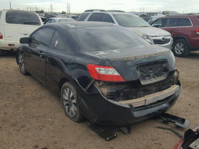 2HGFG1B94AH522765 - 2010 HONDA CIVIC EXL 黑色 照片 3