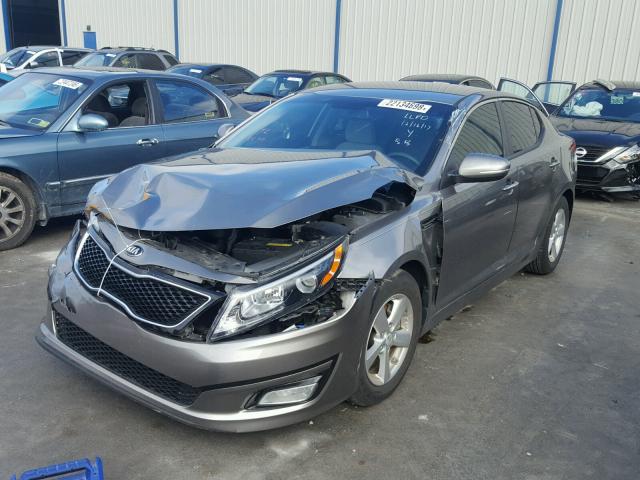 5XXGM4A76FG448661 - 2015 KIA OPTIMA LX TAN photo 2