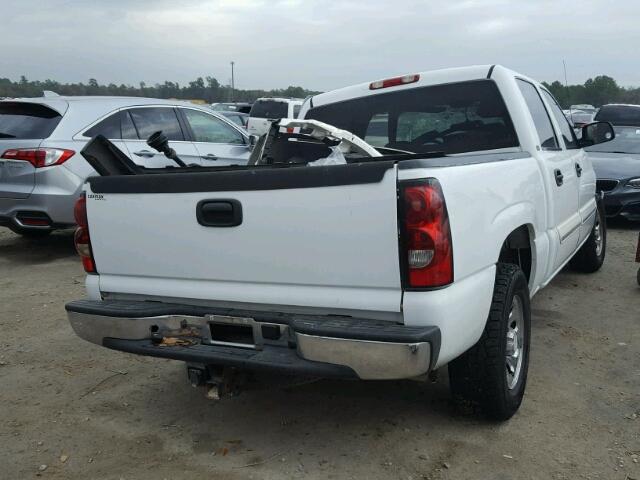 2GCEC13Z561277365 - 2006 CHEVROLET SILVERADO WHITE photo 4