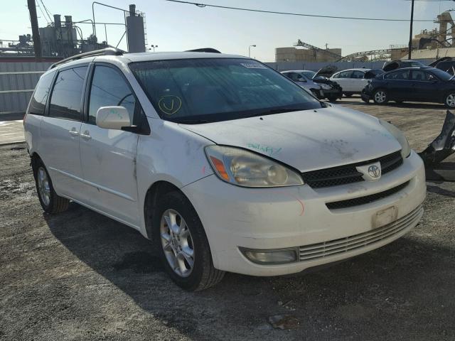 5TDZA22C05S371347 - 2005 TOYOTA SIENNA XLE WHITE photo 1