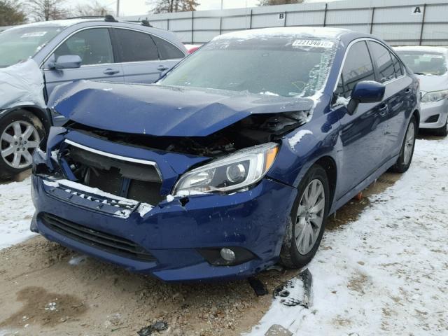 4S3BNAC65G3062888 - 2016 SUBARU LEGACY 2.5 BLUE photo 2