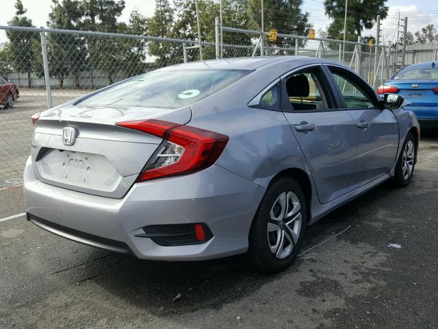 2HGFC2F58GH569573 - 2016 HONDA CIVIC LX GRAY photo 4