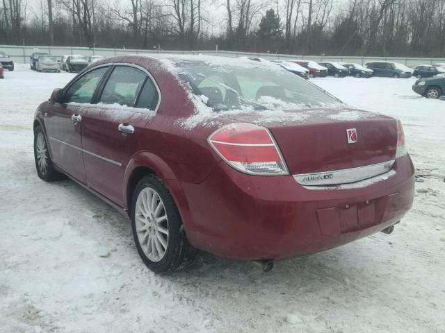 1G8ZV57787F229858 - 2007 SATURN AURA XR RED photo 3