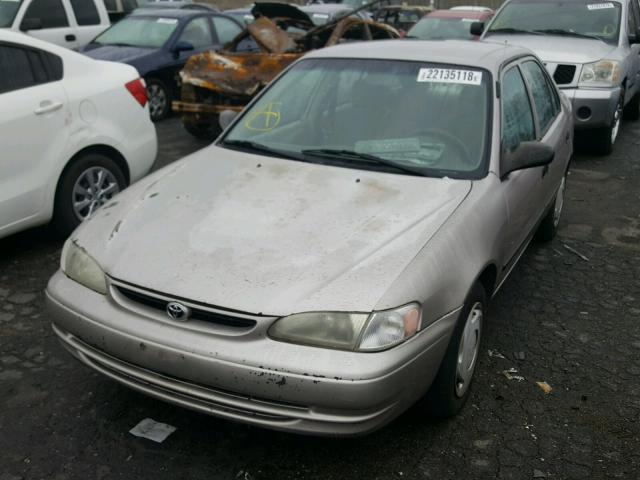 1NXBR12E9YZ347016 - 2000 TOYOTA COROLLA VE BEIGE photo 2