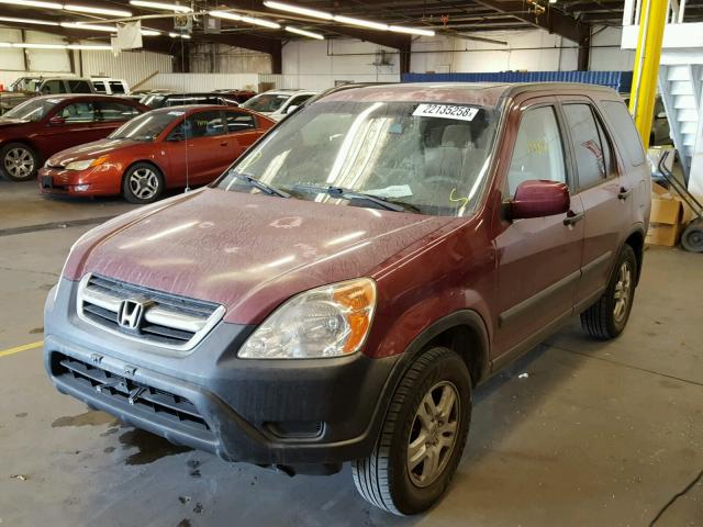 JHLRD78832C089808 - 2002 HONDA CR-V EX RED photo 2