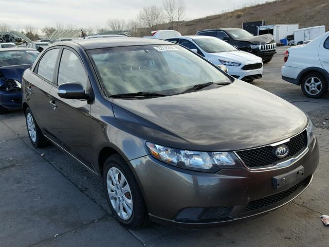 KNAFU4A23A5060555 - 2010 KIA FORTE EX BROWN photo 1