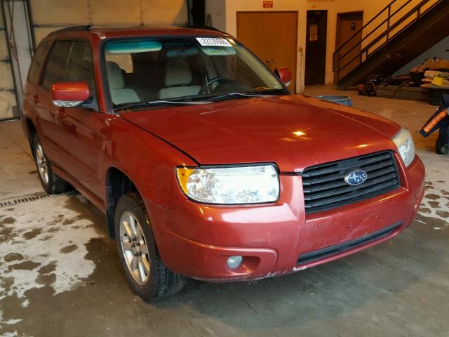 JF1SG65626G744516 - 2006 SUBARU FORESTER 2 MAROON photo 1