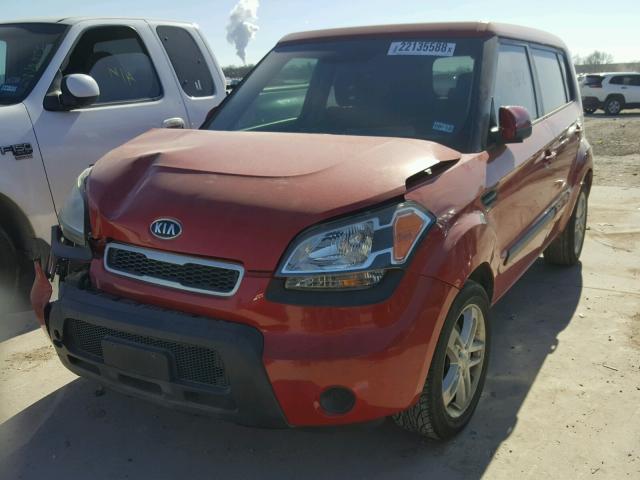 KNDJT2A29B7283452 - 2011 KIA SOUL + RED photo 2