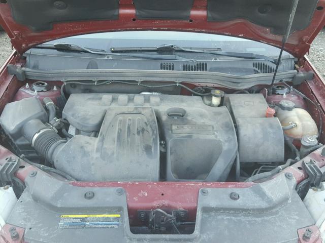 1G2AL18F887234114 - 2008 PONTIAC G5 RED photo 7