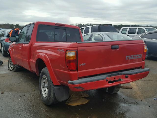 4F4YR16V23TM05403 - 2003 MAZDA B3000 CAB RED photo 3