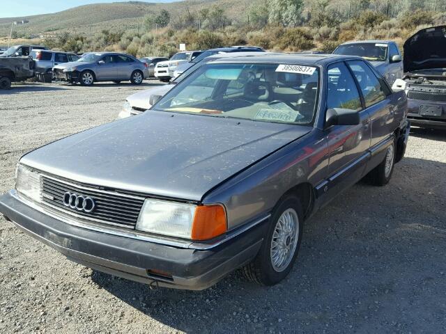 WAUCC5445MN001763 - 1991 AUDI 100 QUATTR GRAY photo 2