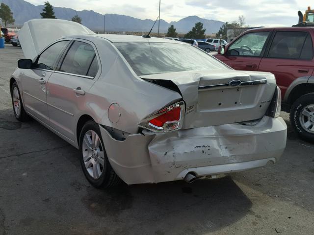 3FAHP08108R112035 - 2008 FORD FUSION SEL BEIGE photo 3