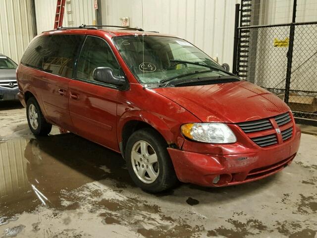 2D4GP44L15R340666 - 2005 DODGE GRAND CARA RED photo 1