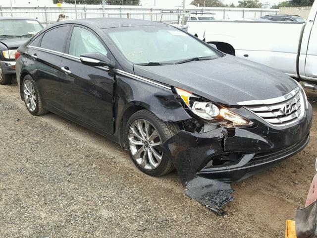 5NPEC4AB2CH408723 - 2012 HYUNDAI SONATA SE BLACK photo 1