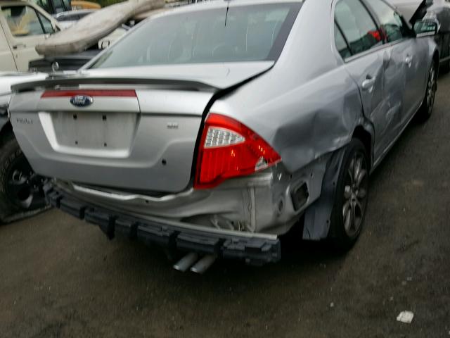 3FAHP0HA6CR116843 - 2012 FORD FUSION SE SILVER photo 4