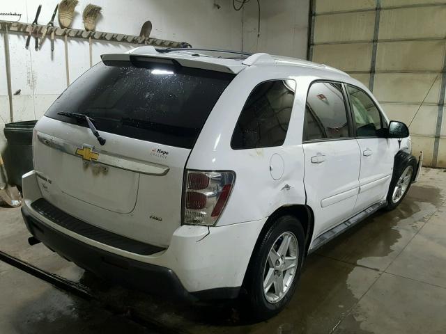 2CNDL73F466045116 - 2006 CHEVROLET EQUINOX LT WHITE photo 4