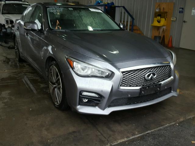 JN1BV7AP0EM679544 - 2014 INFINITI Q50 BASE CHARCOAL photo 1