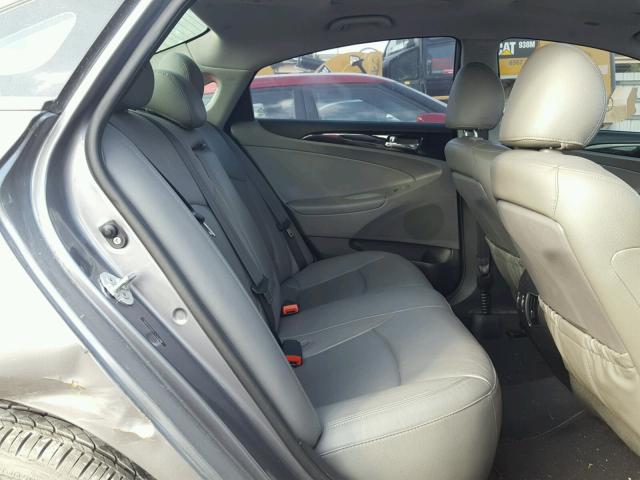 5NPEC4AB5CH343284 - 2012 HYUNDAI SONATA SE GRAY photo 6